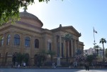 283- J1 (258) (un oubli !) le ''Grand Théâtre Victor Emmanuel'' de Palerme, la plus vaste maison d'opéra d'Italie (1875-1891) 1640 spectateurs, 700 acteurs